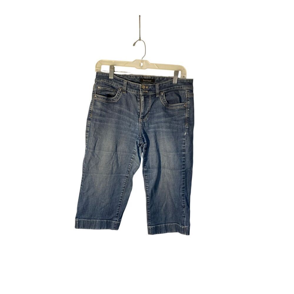 White House Black market denim Capri pedal pusher jeans 6
